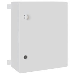 Vezérlőszekrény ip65 vízálló szürke 40x17,5x50 cm abs műanyag