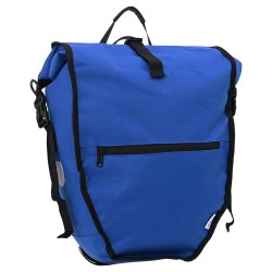 Kerékpártáska a pannier rakományhoz 25 l kék 32.5x17x57 cm