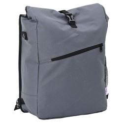 Pannier rack kerékpáros táska 25 l szürke 33x16x48 cm