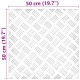 Alumínium rácspaneleket 4 db csúszásmentes 50x50 cm Alumínium rácspaneleket 4 db csúszásmentes 50x50 cm