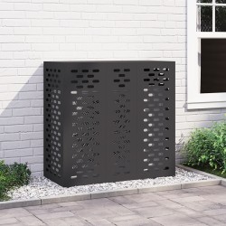 Klímaberendezés fedele fekete 110x50x105 cm