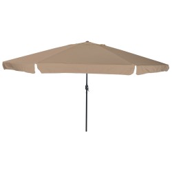 Kert napernyő ø395x245 cm taupe