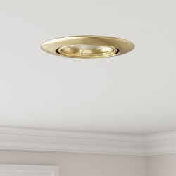 Beépített spotlámpák 24 db kerek gu10 arany ø90 mm acél