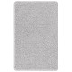 Fürdőszoba szőnyeg négyszögletes szürke 60x90 cm polipropilén csúszásmentes