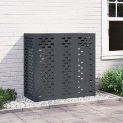 Légkondicionáló fedél antracit 110x50x105 cm acél