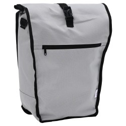 Kerékpáros táska pannier rack 20 l szürke 34x16x59 cm