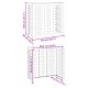 Klímahűtő fedél 110x50x105 cm galvánacél