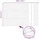 Kerítésoszlopok 22 db u-csatorna 100 cm horganyzott acél, hatszögletű kerítés 1x100 m horganyzott acél Kerítésoszlopok 22 db u-csatorna 100 cm horganyzott acél, hatszögletű kerítés 1x100 m horganyzott acél