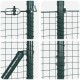 Pvc kerítés poszt készlet 2 db zöld pvc 25 x 1,5 m tartós Pvc kerítés poszt készlet 2 db zöld pvc 25 x 1,5 m tartós