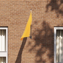 Zászlótartó 1 zászlóhoz fali, fekete, acél