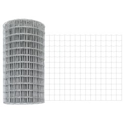 Európai kerítés 11 u poszttal ezüst 0.4 x 50 m acél