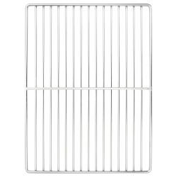 Bbq grill rács téglalap 40x30 cm 304 rozsdamentes acél