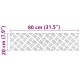 Alumínium lépcsőfokok 2 db csúszásmentes 80x20 cm Alumínium lépcsőfokok 2 db csúszásmentes 80x20 cm