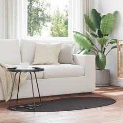 Antracit területszőnyeg 80x150 cm poliészter csúszásmentes