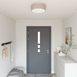 Mennyezeti lámpák süllyesztett taupe ø 38 cm szövet e27