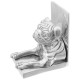 Könyvtámaszok 2 db ezüst 12x15x18 cm alumínium kutya Könyvtámaszok 2 db ezüst 12x15x18 cm alumínium kutya