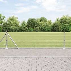 Horganyzott drótkerítés 13 flancos oszloppal 0.4x50 m