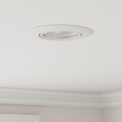 Lámpák 12 db fehér műanyag 9 cm beépített mennyezeti lámpák