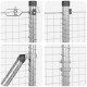 Hegesztett drótháló kerítés 13 peremelt oszloppal 1.2x25 m galvanizált acélból Hegesztett drótháló kerítés 13 peremelt oszloppal 1.2x25 m galvanizált acélból