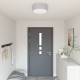 Mennyezeti lámpák flush mount szürke ø 38 cm szövet e27
