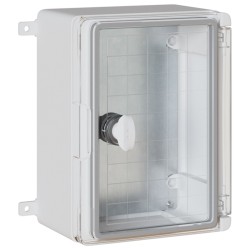 Szabályzószekrény ip65 vízálló szürke 18x13x24 cm abs műanyag