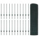 Hegesztett drótkert 22 u poszttal zöld 0,8x50 m acél