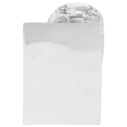 Könyvtámaszok 2 db ezüst 7x9x11 cm alumínium bagoly