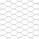 Hatszögletű kerítés szürke 1.2x10 m acél, kerítés oszlopok cölöppel 7 db ø32 mm 140 cm galvanizált acél