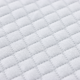 Matracpárnák fehér 100 x 200 cm 100% poliészter jacquard szövet