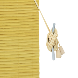 Ablak függönyök & árnyékolók sárga 120 x 220 cm bambusz