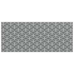 Kültéri takaró arakil szürke és fehér poliészter 250 x 600 cm