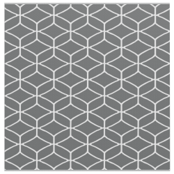 Kültéri takaró arakil szürke és fehér poliészter nagy