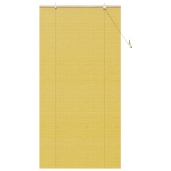 Ablak függönyök & árnyékolók sárga 110 x 220 cm bambusz