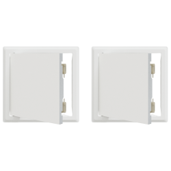 Hozzáférési panel 2 pcs fehér 20 x 20 cm acél