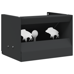 Lőszer csapda doboz fekete 29 x 22 x 20 cm acél