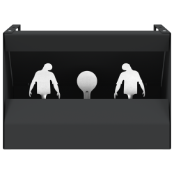 Lőszer csapda doboz fekete 29 x 22 x 20 cm acél