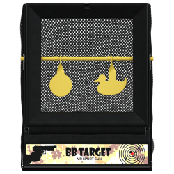 Airsoft cél fekete 19 x 26 x 25 cm műanyag