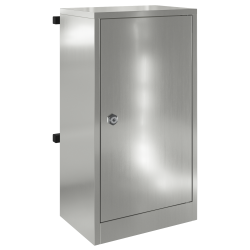 Postaláda fekete 30 x 23 x 55 cm horganyzott acél