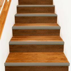 Lépcsőélvédők 30 pcs pezsgőszín 67 cm alumínium