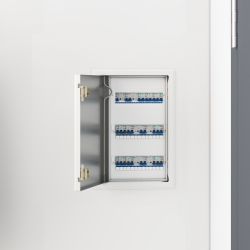 Hozzáférési panel fehér 20 x 30 cm acél