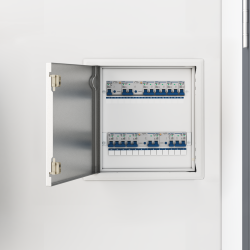 Hozzáférési panel fehér 30 x 30 cm acél