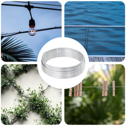 Kerítéskötöző drót ezüst 33 m tüzihorganyzott acél