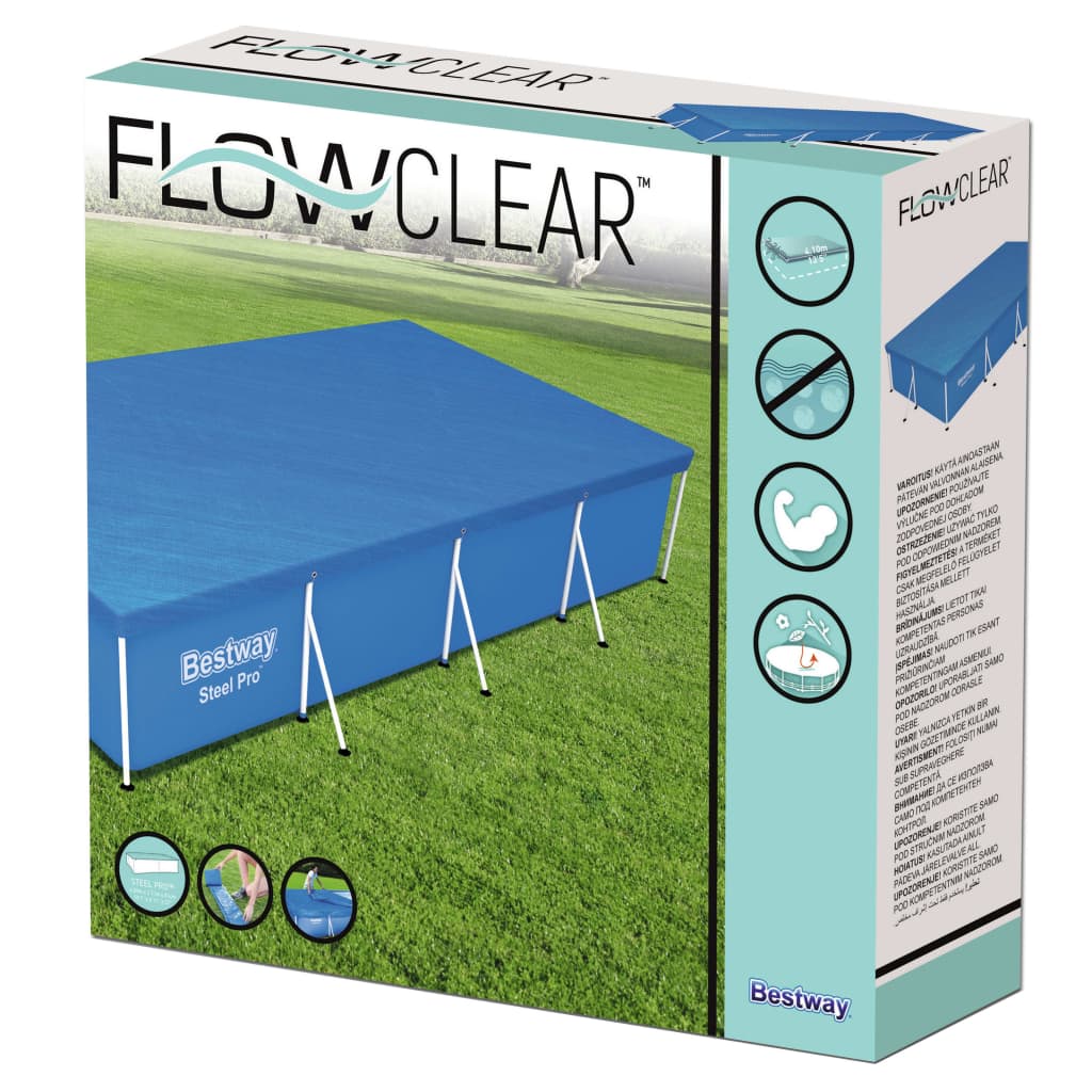 Bestway flowclear medencetakaró 400 x 211 cm