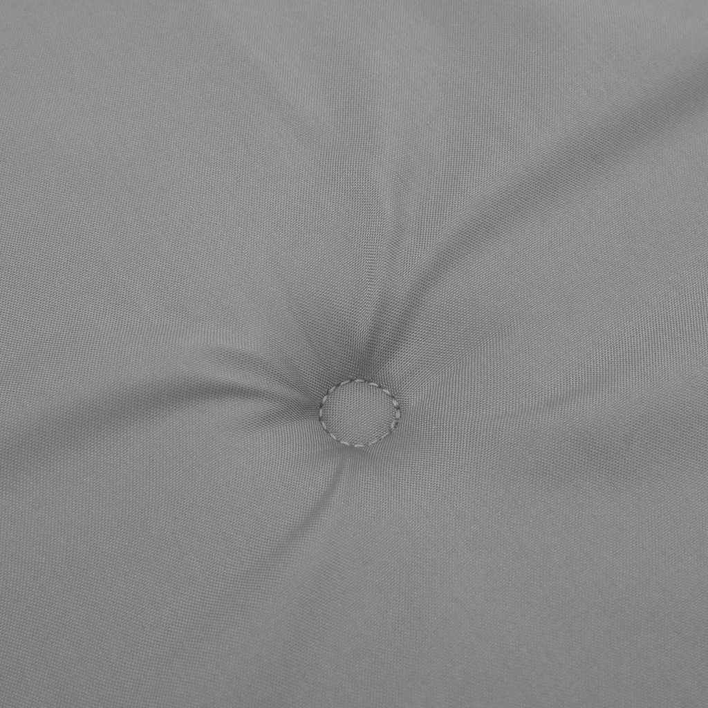 Szürke oxford szövet kerti padpárna 100x50x4 cm