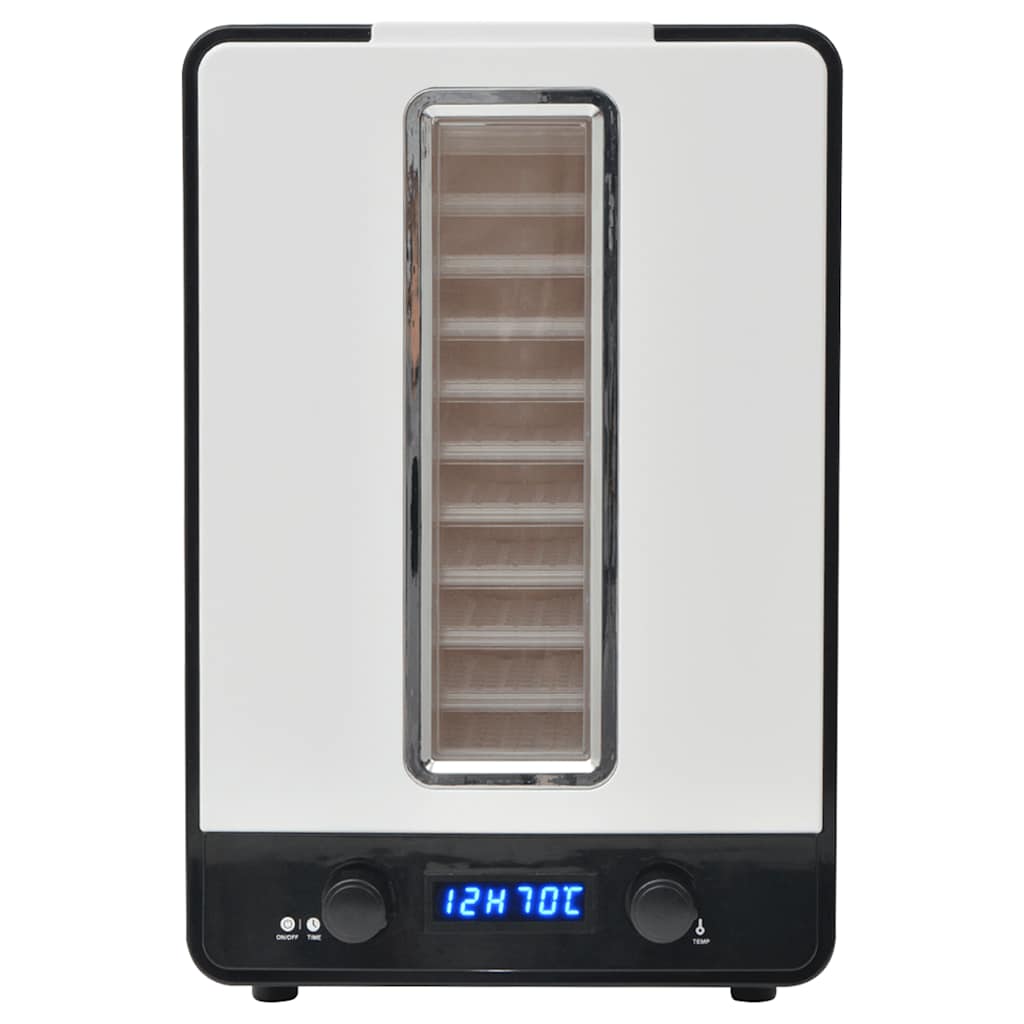 Aszalógép 10 tálcával 550 w fehér