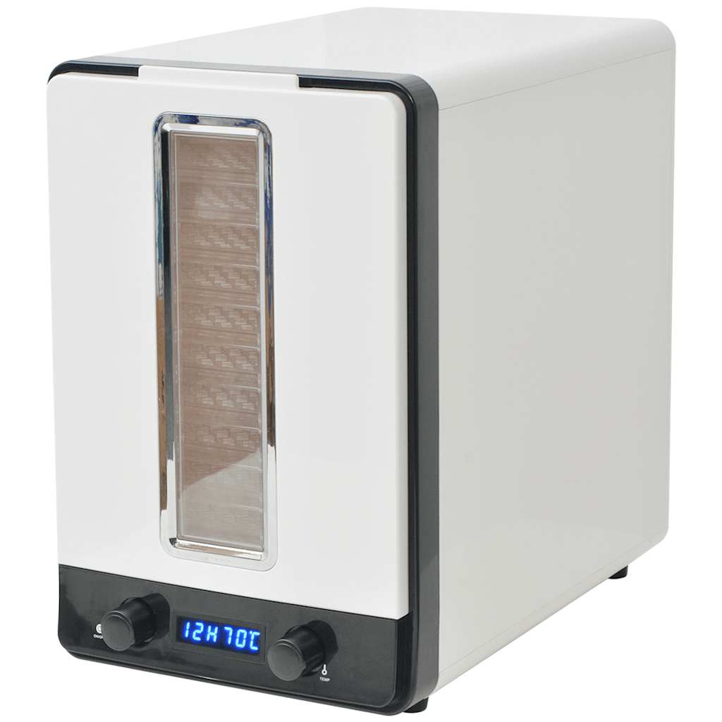 Aszalógép 10 tálcával 550 w fehér