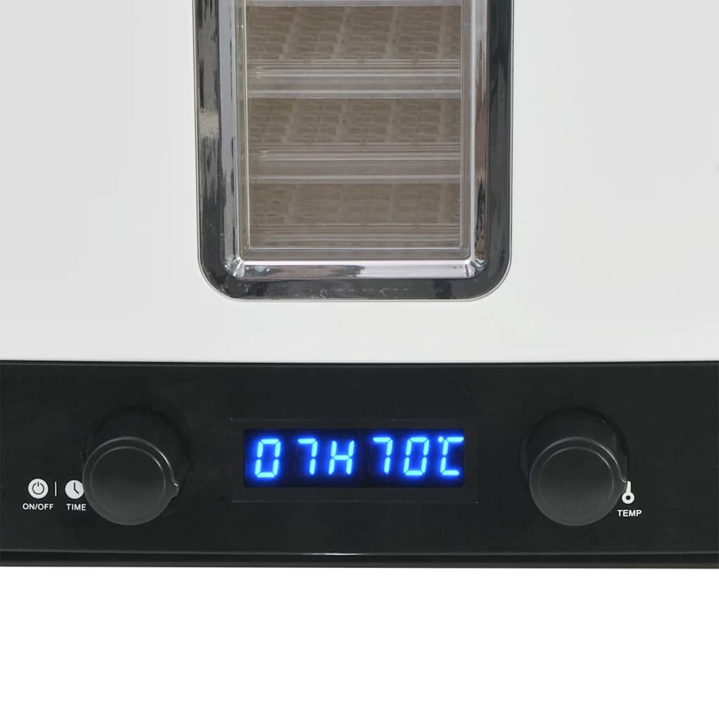 Aszalógép 10 tálcával 550 w fehér
