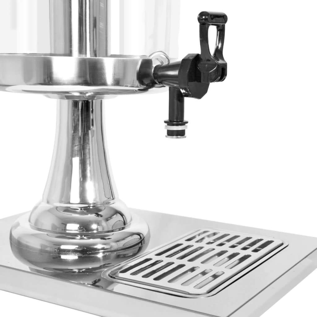 Rozsdamentes acél gyümölcslé-adagoló 8 l