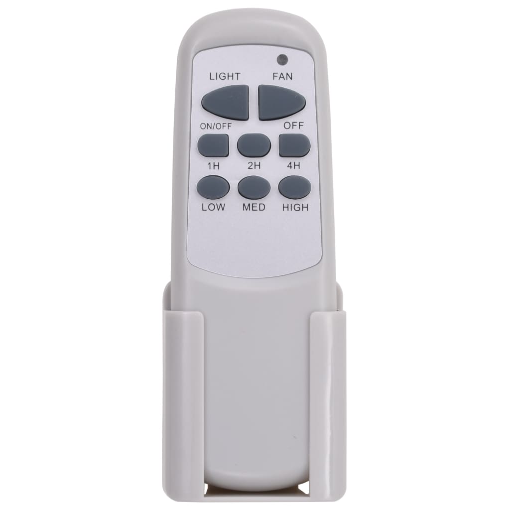 Díszes mennyezeti ventilátor lámpával 128 cm fehér