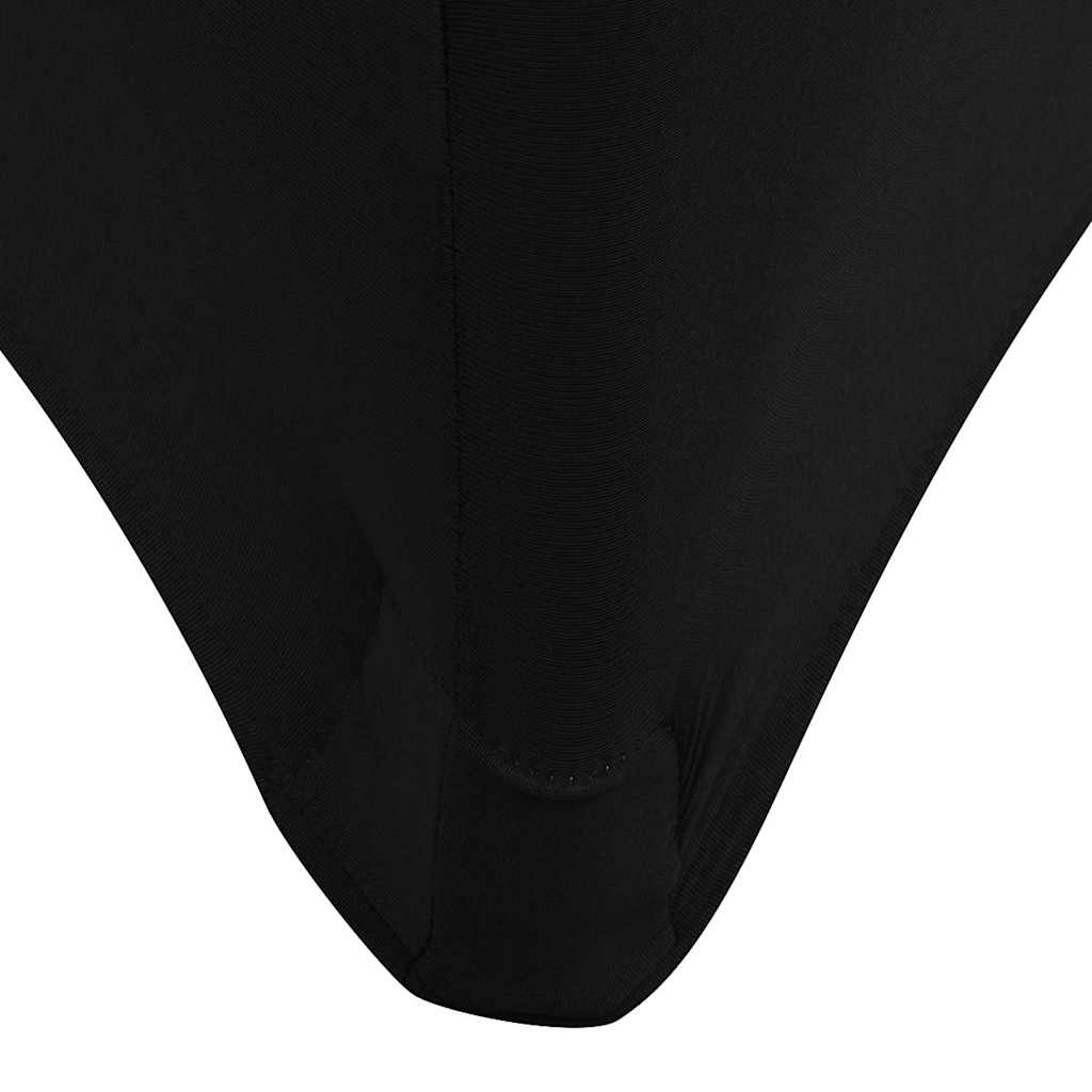 Sztreccs asztal védőhuzat 2 db 183x76x74 cm fekete